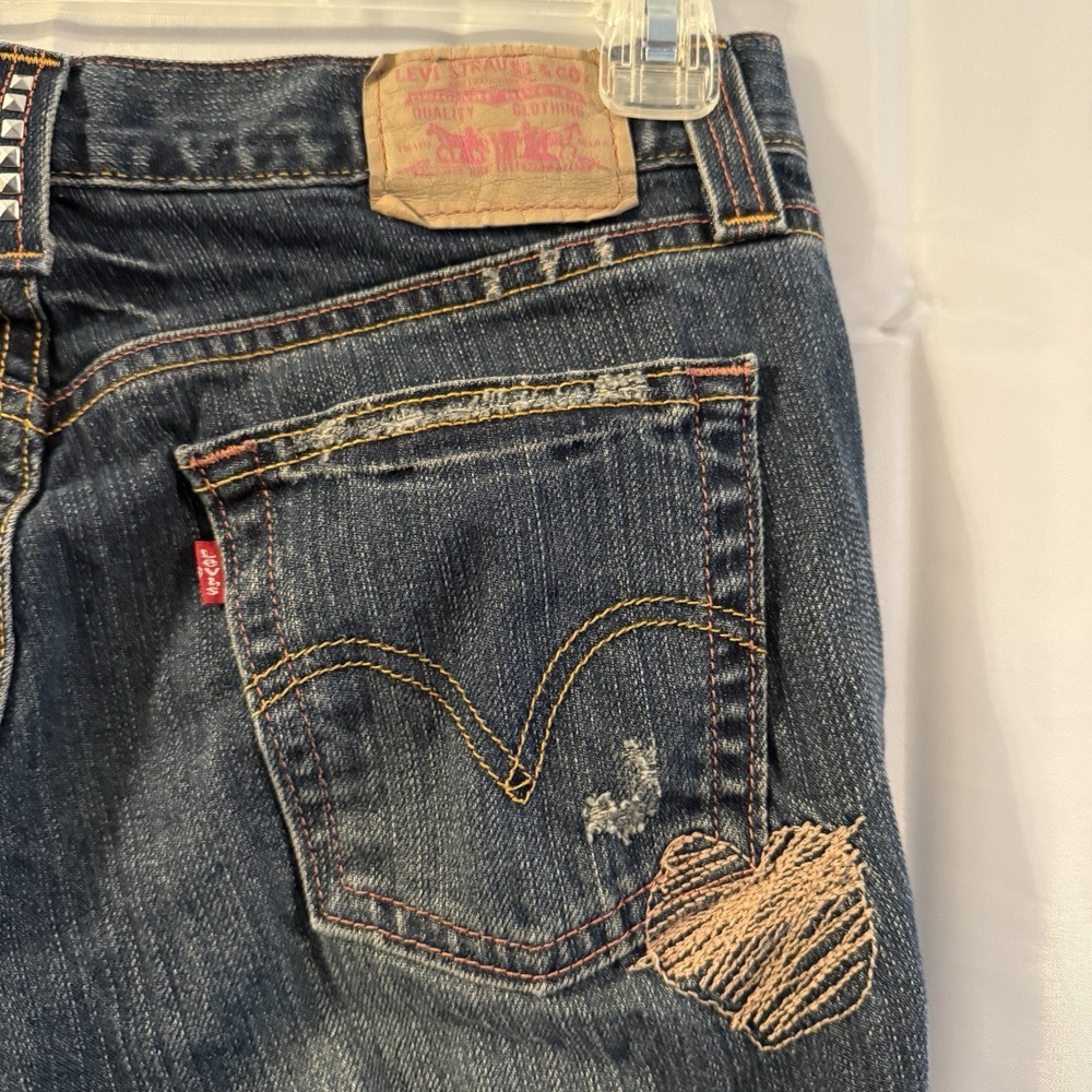 Vintage Levis 501 Jeans 7 30x32 Denim Womens Limited‎ Pink Tag Raw Hem Bootcut